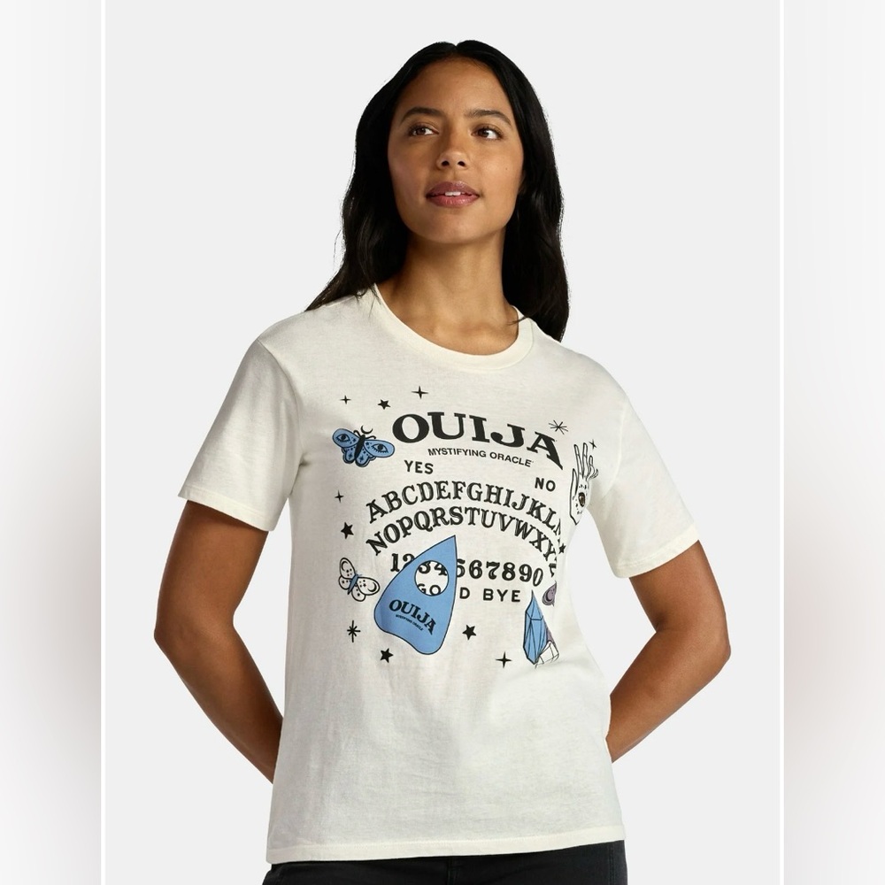 Retro Ouija Board Board Game T-Shirt - Witchy Goth Vibes Size XXL